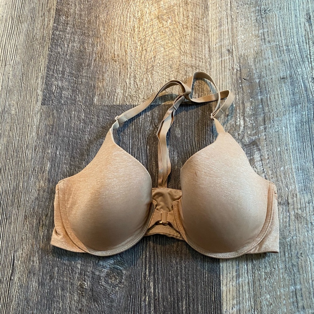 front clasp racer back bra